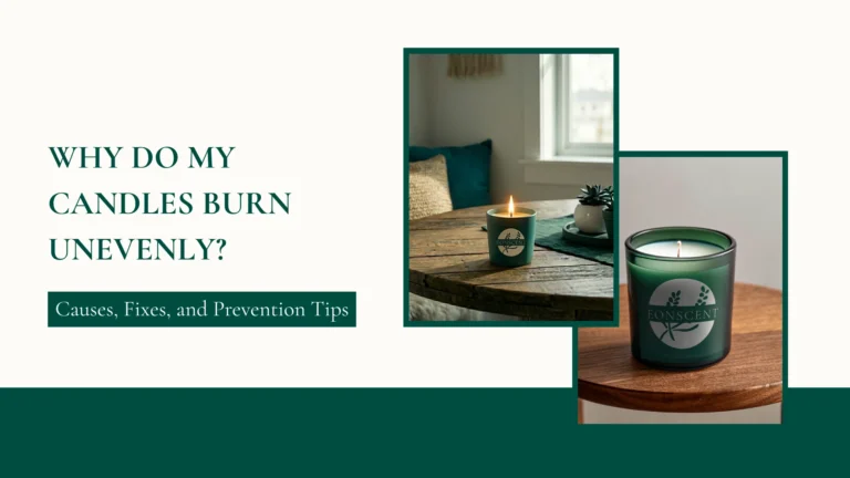 Why do my candles burn unevenly feature image.